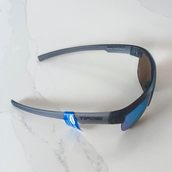 TIFOSI Sunglasses Kids STRIKEOUT Blue Mirror Lens Gray Frame NEW - Picture 3 of 6